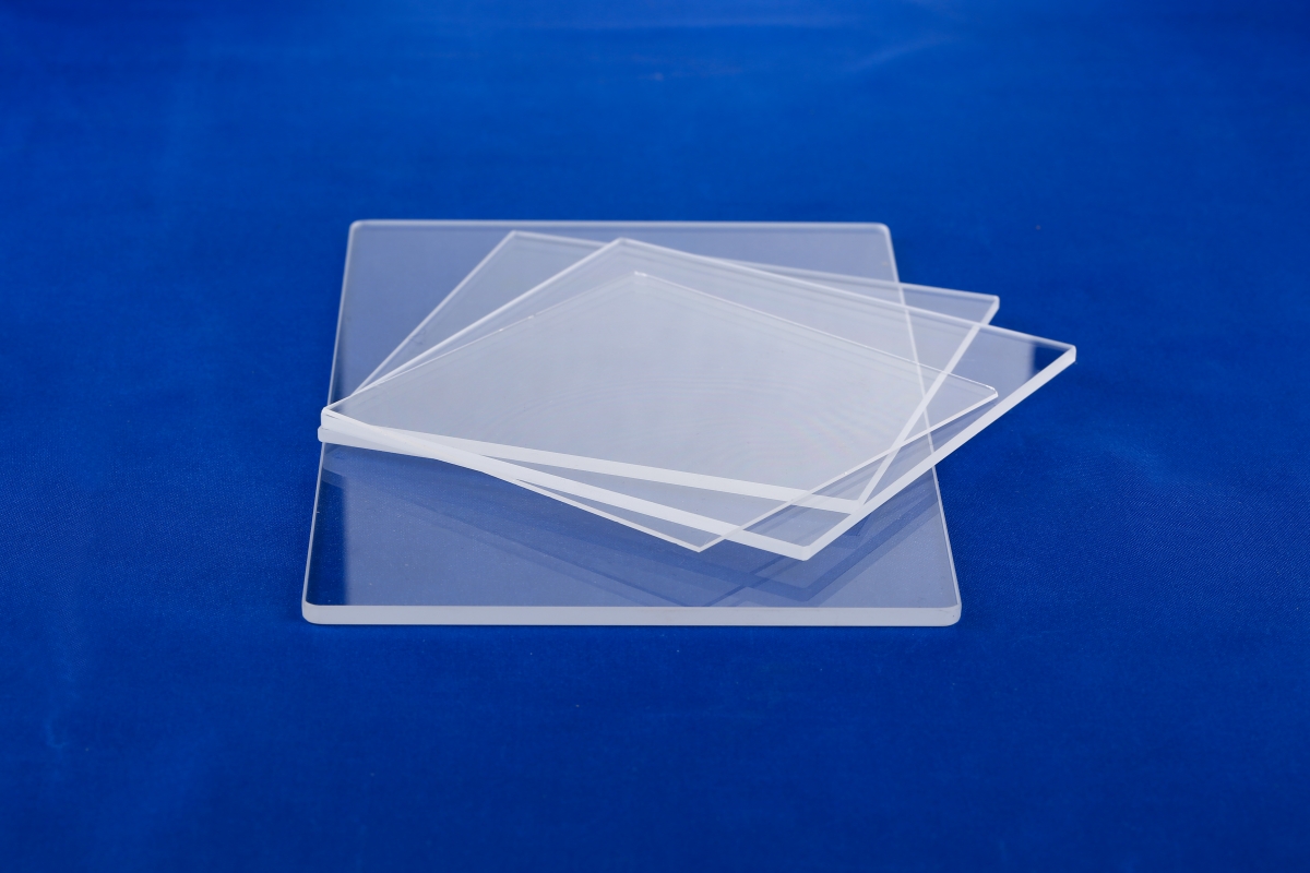 Double Side Polished Fused Silica Quartz Glass Sheet Plate 25.4x25.4x1mm,1"*1" 
